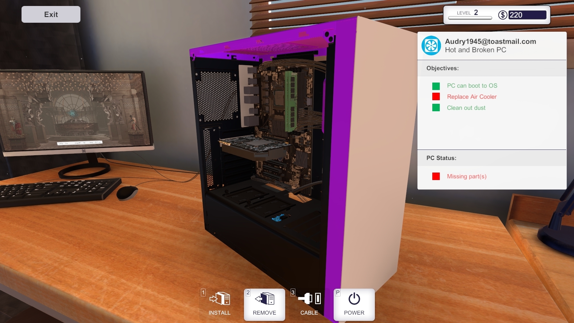 3dMark Testlauf mit demontiertem CPU-Kühler