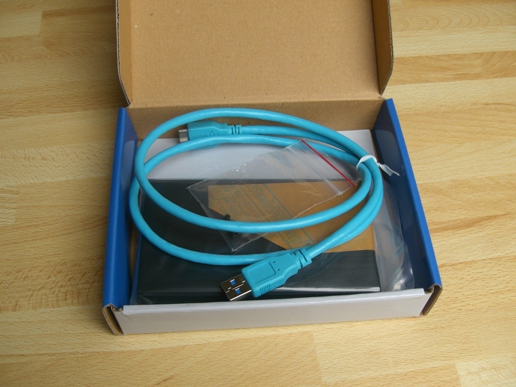 Geöffnete Verpackung