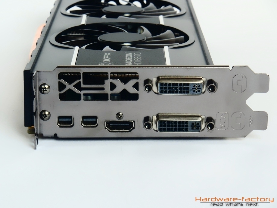 Zusätzlicher Luftauslass im XFX-Design finet man an jeder XFX-Karte