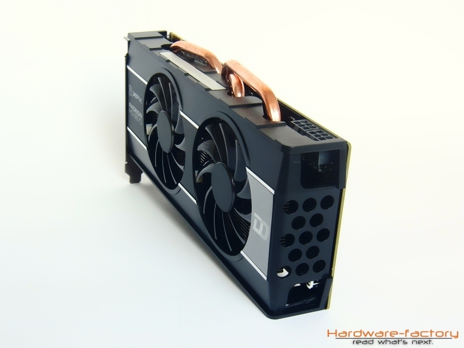 Drei 7mm Heatpipes und Luftauslasslöcher