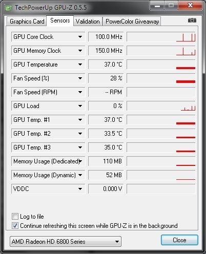 Die Lüfterdrehzahl ist leider nicht auslesbar