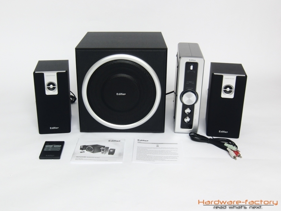 Der Lieferumfang des Edifier HCS2330