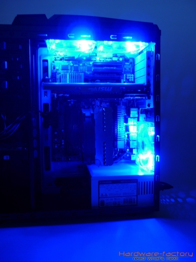 ... heben so die verbaute Hardware hervor.