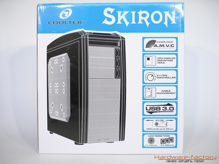 Das Skiron kommt in einer relativ schlichten Verpackung...