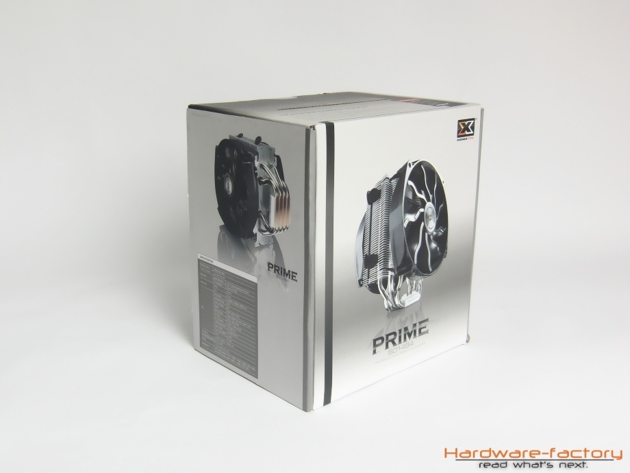 Xigmatek verpackt den Prime in einen edel gestalteten Karton.